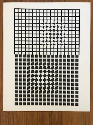 Victor Vasarely - Prachtige offset litho - ERIDAN-3 - 1973 - Editions du Griffon kopen? Bied vanaf 1!