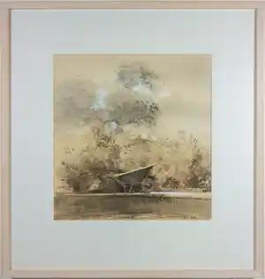 Jose Calsina - Aquarel, Z.T. - Ingelijst kopen? Bied vanaf 30!