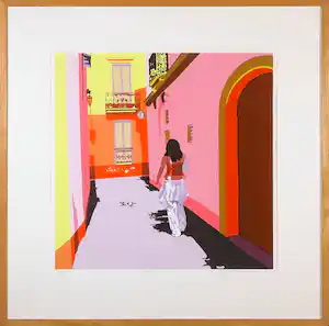 Marco Kooiman - Zeefdruk, Gallipoli - Ingelijst verkocht voor € 72!