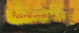 Pieter Vriends - Olieverf op doek, Kraaien - Ingelijst kopen? Bied vanaf 180!