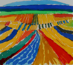 Jan Cremer - Ingelijste ets/aquatint: Toscana I - 1998 kopen? Bied vanaf 399!