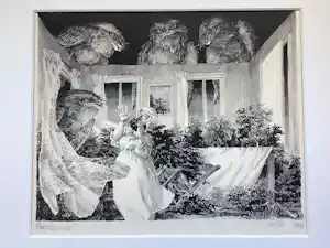 Peter Vos - “Young Lady in White” verkocht voor € 170!