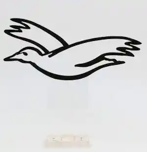 Jeroen Henneman - Zwart gelakt metalen sculptuur: Nederlandse muziekprijs - 2009 verkocht voor € 1250!