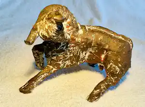 Jos Dirix - Bronzen buffel verkocht voor € 350!
