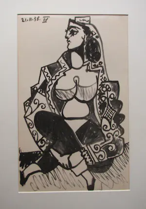 Pablo Picasso - " JACQUELINE PICASSO ( ROQUE ) " 1955 . kopen? Bied vanaf 200!