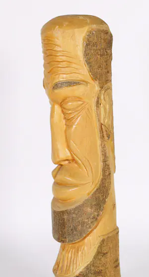 Niet of onleesbaar gesigneerd - Hout, Hoofd kopen? Bied vanaf 1!
