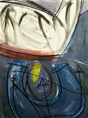 Rob van der Vijgh - Architect en Beeldend Kunstenaar GROTE Litho "le Lit" kopen? Bied vanaf 1!