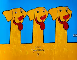 Jacob Herskind - De 3 honden verkocht voor € 35!