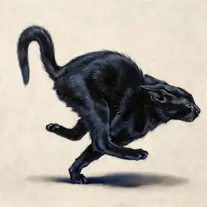 Mr Strange - De zwarte kat verkocht voor € 85!
