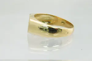 25 - massieve Retro 18 Krt bi-color gouden solitair ring met 0.05ct diamant kopen? Bied vanaf 330!