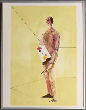Constant - De Schilder - gesigneerde litho - ingelijst verkocht voor € 279!
