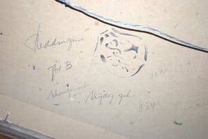 Niet of onleesbaar gesigneerd - olieverf 1e helft 20eE, mogelijk Frans - uitzicht op water en bergen kopen? Bied vanaf 10!