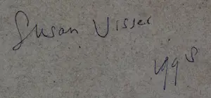 Suzan Visser - Ingelijste olieverf op paneel: 'paardensprong' - 1998 kopen? Bied vanaf 799!