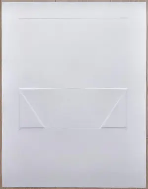Harry van Kuyk - Geometrische compositie, reliëfdruk kopen? Bied vanaf 145!
