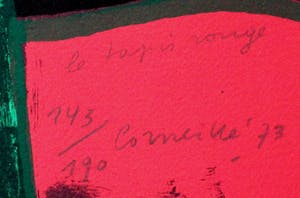 Corneille - Litho: Le tapis rouge - 1973 kopen? Bied vanaf 395!