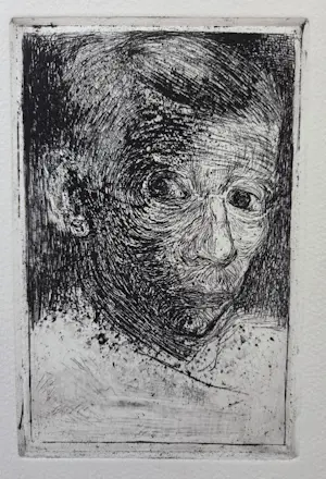 Jan Mankes - Zelfportret met lorgnet. kopen? Bied vanaf 139!
