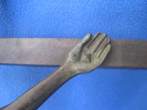 Brons (Onbekend) - Modern bronzen kruisbeeld. kopen? Bied vanaf 20!