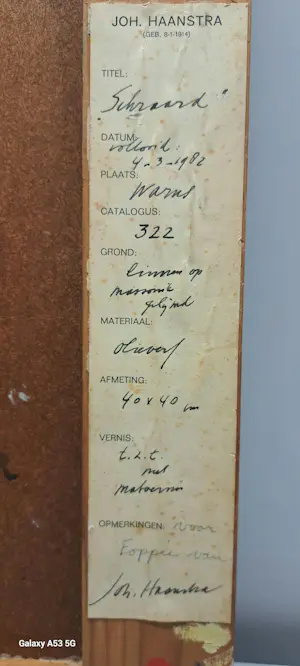 Johan Haanstra - Schraard kopen? Bied vanaf 250!