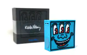 Keith Haring - ToyQube - 4" SoundQube (Blue) kopen? Bied vanaf 130!