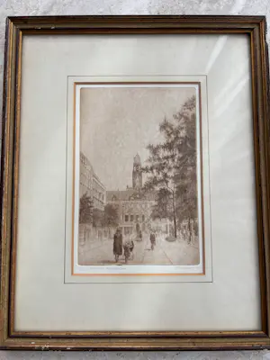 Jan Rozeboom - Set van 2 originele gesigneerde etsen kopen? Bied vanaf 100!