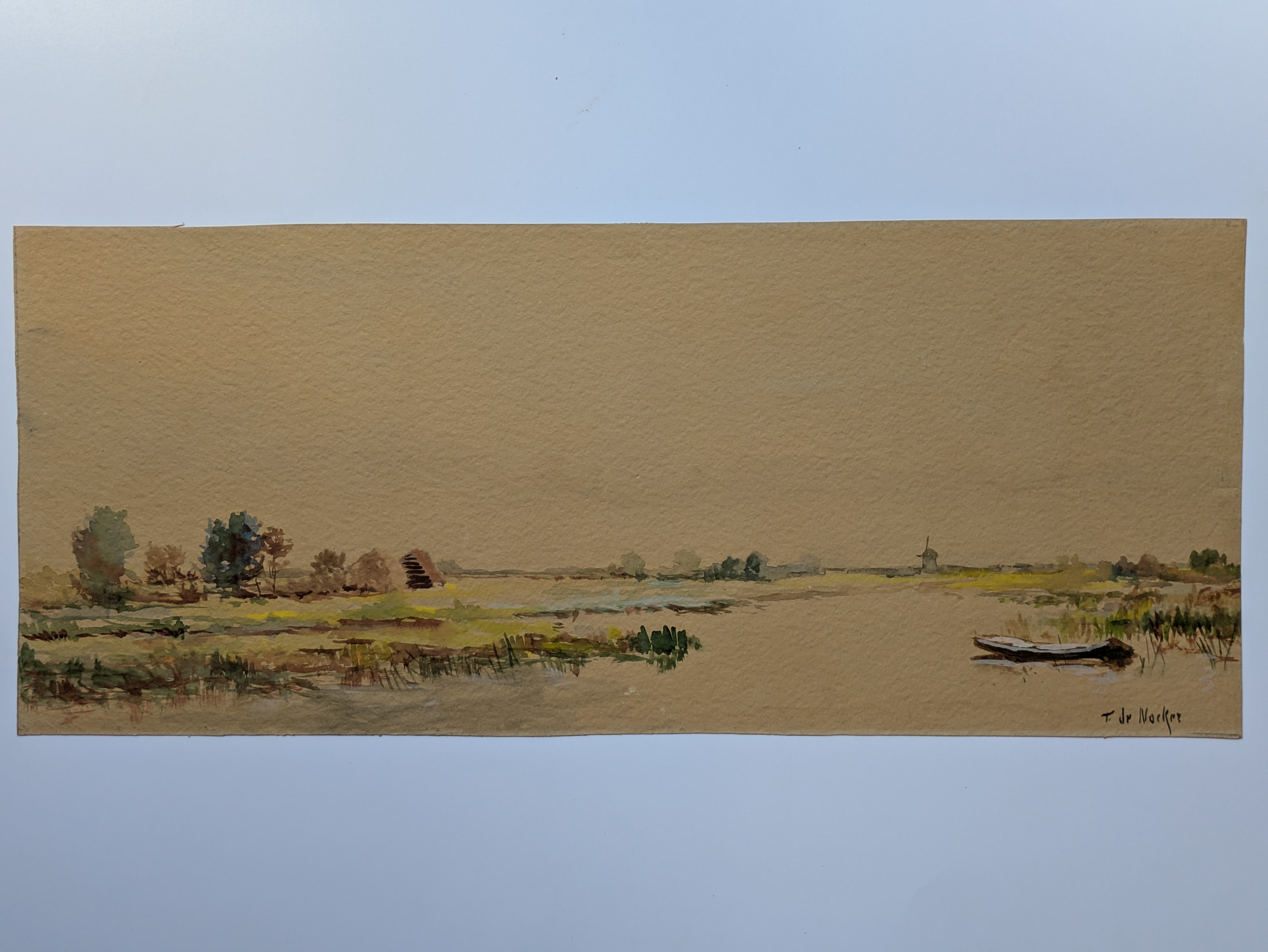 Frans de Nocker - Polderlandschap kopen? Bied vanaf 20!