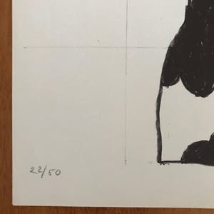 Reinier Lucassen - Lithografie - Gesigneerd - "Spetter spetter..." - 1966 - 22/50 kopen? Bied vanaf 45!