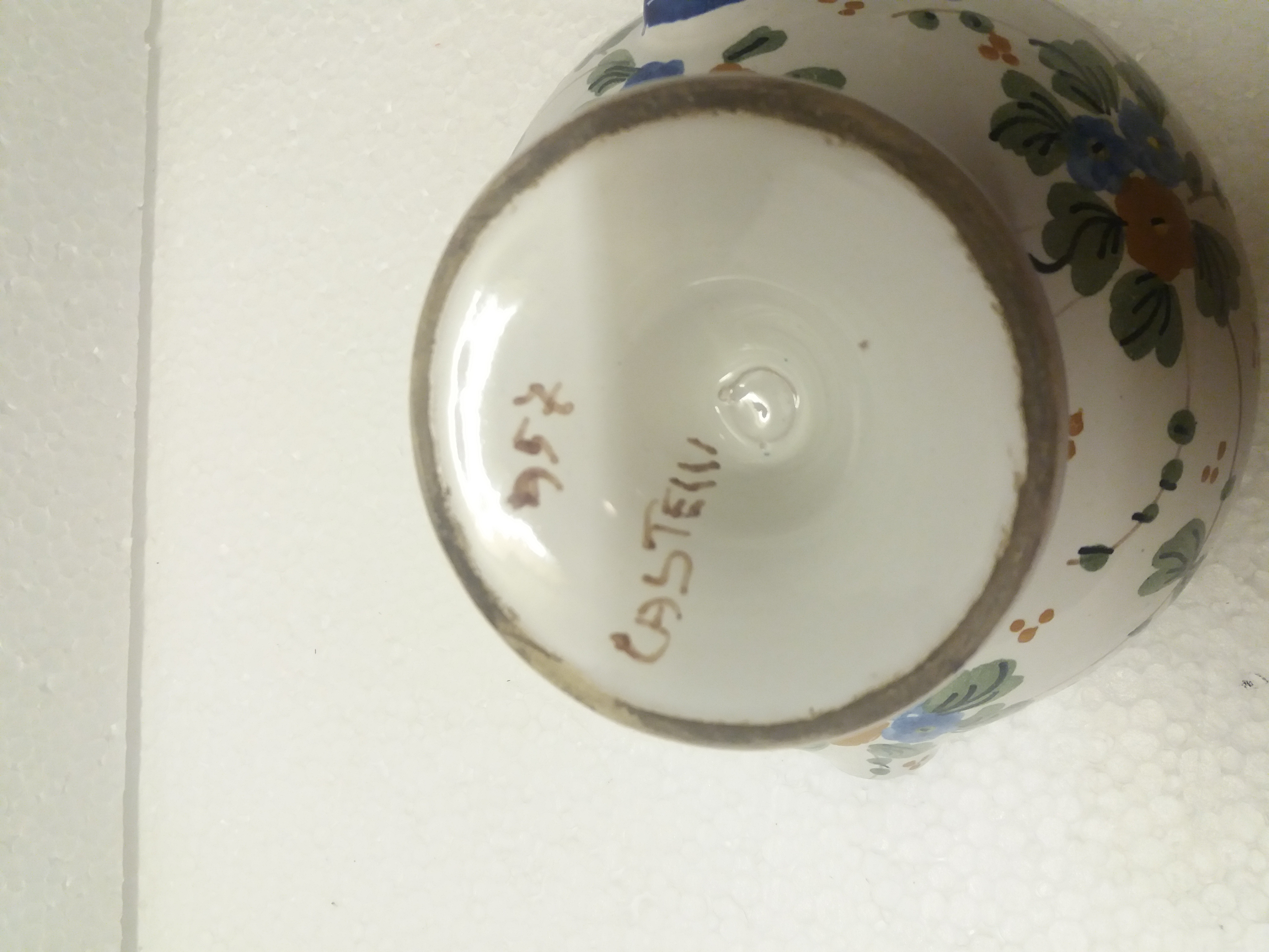 Niet of onleesbaar gesigneerd - Vintage keramische kandelaar houder Castein kopen? Bied vanaf 1!