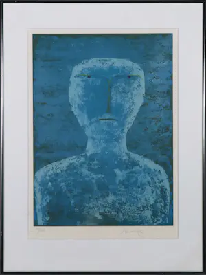 Julio Resende - Litho, Zonder titel - Ingelijst kopen? Bied vanaf 60!