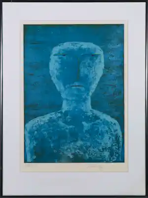 Julio Resende - Litho, Zonder titel - Ingelijst kopen? Bied vanaf 60!