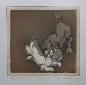 Constant - HONDEN / KLEURETS / 65x50cm / SIG verkocht voor € 155!