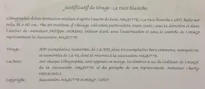 Rene Magritte - La Race Blanche kopen? Bied vanaf 450!