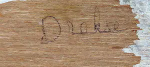 Niet of onleesbaar gesigneerd - Olieverf op paneel, Twee vrouwen met hoeden - Ingelijst kopen? Bied vanaf 1!