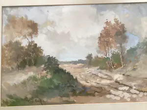 Frans de Nocker - Zandpad met berkenbomen kopen? Bied vanaf 75!