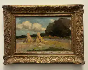 Hendrik Cornelis van de Mourik - Landschap met tentjes verkocht voor € 120!