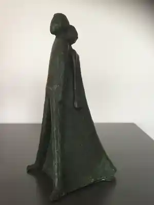 Wim Jurcka - Man en vrouw ruggelings staand verkocht voor € 79!
