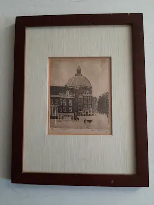 Sal Meijer - Ets, Koepelkerk kopen? Bied vanaf 30!