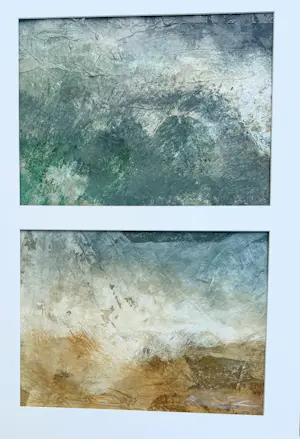 Maurice Grothausen - 2 landschappen schilderijen, zonder passe-partout serie D-2014 kopen? Bied vanaf 100!