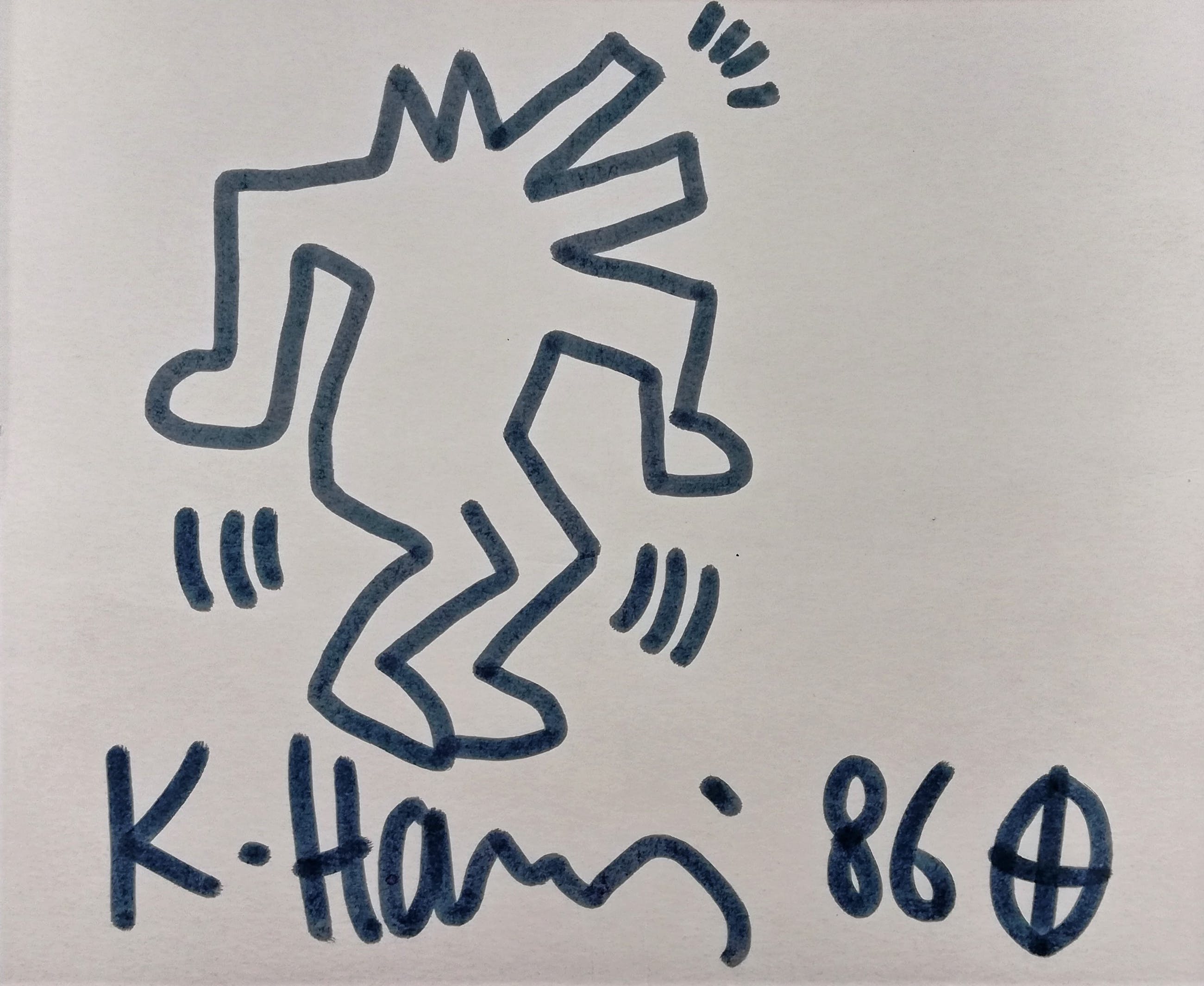 Keith Haring Engel 1986 verkocht! Bekijk de