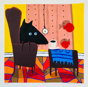 Peter Bastiaanssen - Hondje op stoel kopen? Bied vanaf 90!