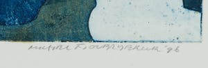 Michel van Overbeeke - Kleurenets met bladgoud, Always away III kopen? Bied vanaf 1!