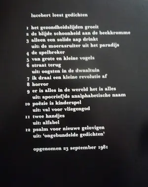Lucebert - De Moerasruiter uit het paradijs (met grammofoonplaat) kopen? Bied vanaf 29!