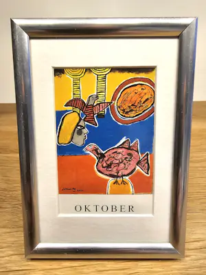 Corneille - 12 mooi ingelijste Corneille prentjes kopen? Bied vanaf 50!