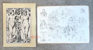 Albrecht Durer - Konvolut Bildnisse und Allegorien 2 Blätter mit 8 Motiven kopen? Bied vanaf 70!