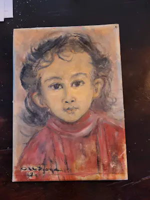 Niet of onleesbaar gesigneerd - Portret kopen? Bied vanaf 10!