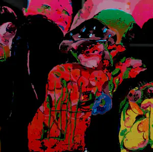Kees van Bohemen - Ingelijste kleuren zeefdruk: Monkey - 1976 kopen? Bied vanaf 100!