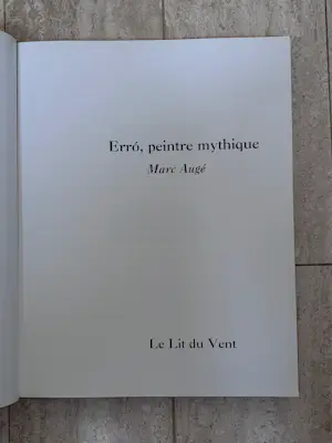 Guðmundur Erro - Erró, peintre mythique - Erró ondertekende versie - Auteur Marc Augé - kopen? Bied vanaf 250!