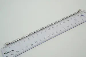 77 - Elegante 1e geh.  Zilveren armband "tennis" model - ca. 50 zirkonia's kopen? Bied vanaf 40!