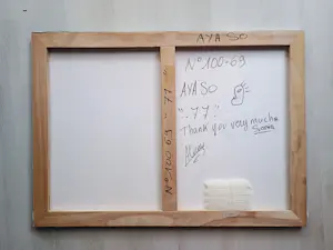 Aya So - Gemälde - handsigniert - montiert - (70 x 50 cm) kopen? Bied vanaf 500!
