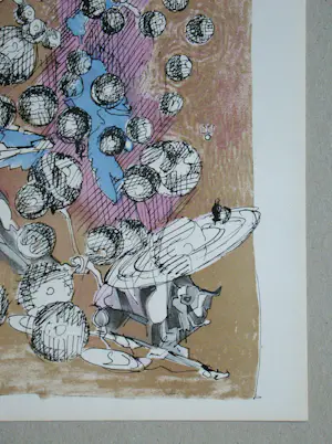 Jacques Villon - Planetaire constellatie - 1954 - Originele lithografie - Gesigneerd - Mourlot kopen? Bied vanaf 50!