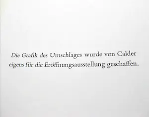 Alexander Calder - Catalogus ‘Eröffnung’, Galerie Maeght, met origin. litho 1970 kopen? Bied vanaf 55!